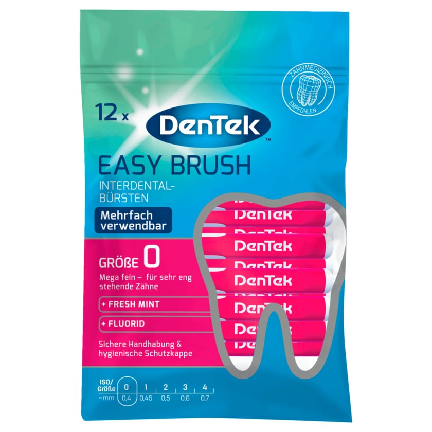 Dentek Interdental-Bürsten Easy Brush Gr.0 12 Stück